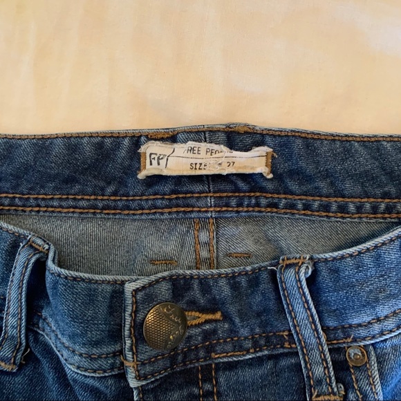 FP ankle jeans w/ holes in knees - Picture 2 of 9